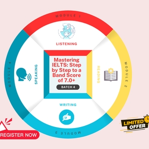 Mastering IELTS: Step by Step to a Band Score of 7.0+ Batch-4